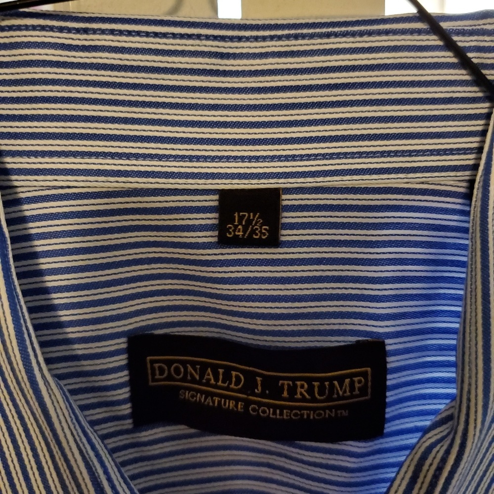 Donald Trump collection dress shirt 17 1/2 34-35